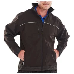 Soft Shell Jacket – Black/Navy