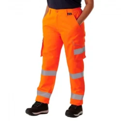 Womens Hi Vis Orange Trousers
